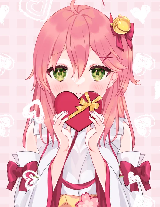 #miko_Art
「貰ってくれる·····?」 