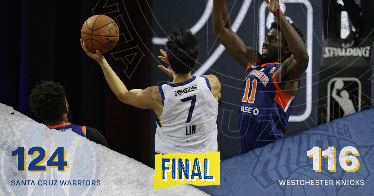 GLeagueWarriors's tweet photo. #SeaDubs WIN! 👏👏👏

Lin 29pts, 7-9 3PM
Poole 26pts
Wesson 14pts 11 Rebs

🏀 SCW vs. @Raptors905 
🗓️ Feb. 15
⏰4 PM PST
📺 @NBCSAuthentic Plus https://t.co/L8G9EL35Si