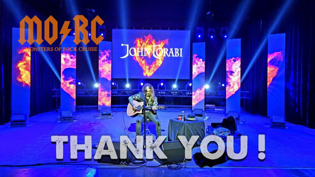 MonstersCruise's tweet photo. Hope you all enjoyed the John Corabi show today ! Stay tuned for more shows soon! #morcstudios #johncorabi #themayor #monstersofrockcruise #loudandclear https://t.co/ZghrSc1JgH