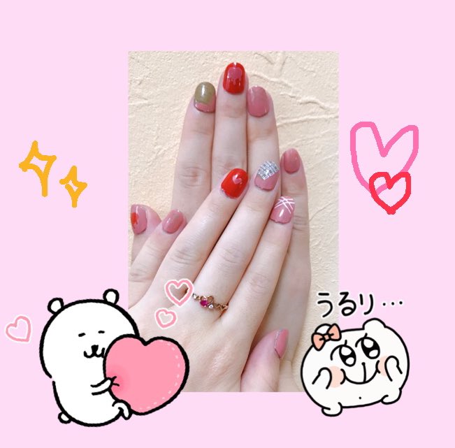 ネイルスタンプのtwitterイラスト検索結果