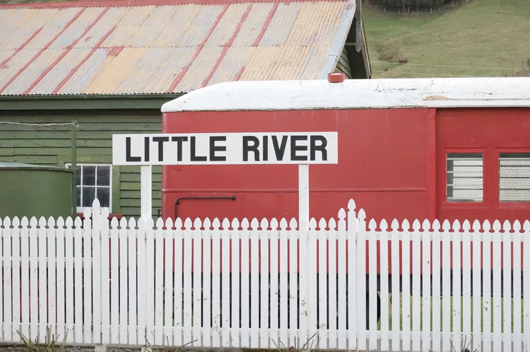 The community has restored Little River's station so it's still a local hub, complete with old trains. The DSA class diesel loco arrived on Valentine's Day two years ago. Have some samples from their gallery ( https://littleriverrailway.co.nz/gallery ) and trust page ( http://littleriver.org.nz/?page_id=5309 ) 11/