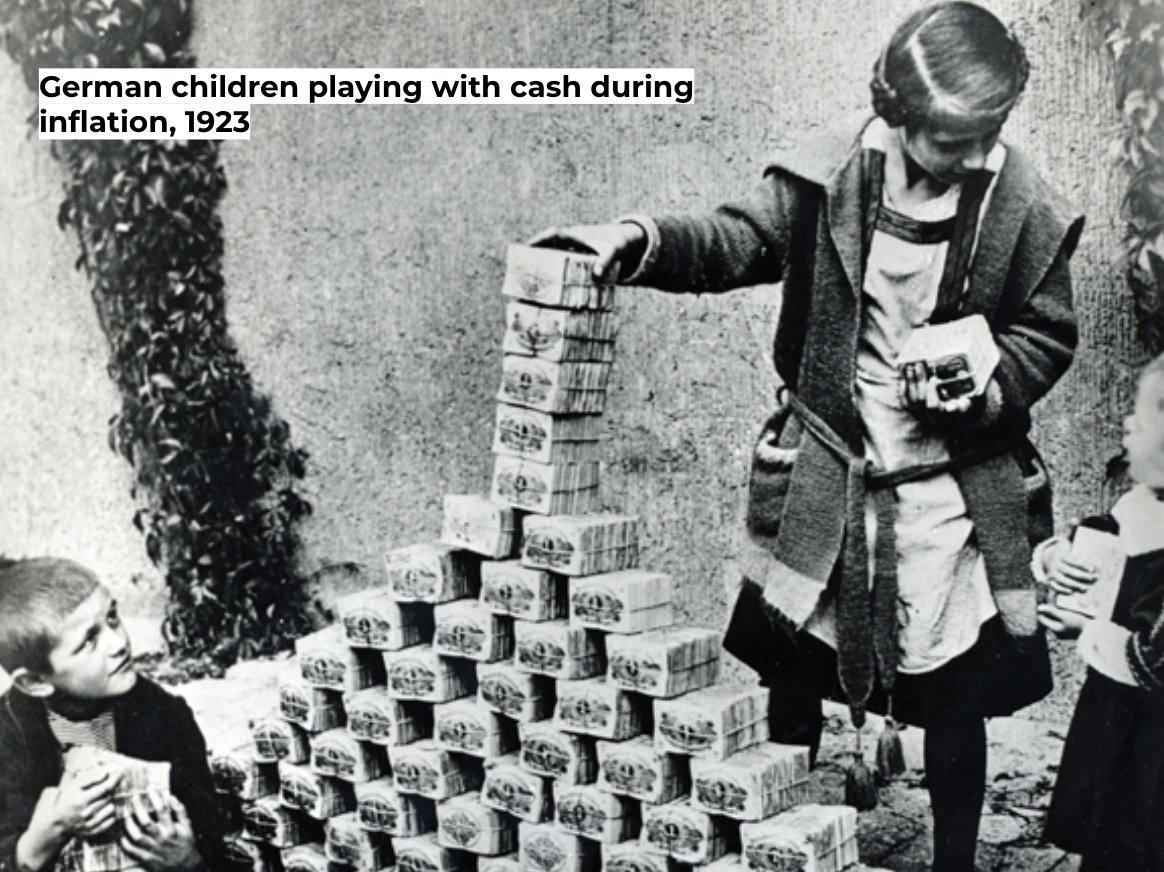 (31/35) Inflation is an unfortunate side effect of the way money works today. Your money will continuously lose value, and so it becomes important to invest it and create returns that are higher than inflation. If you leave it in the bank, you become poorer every day. 