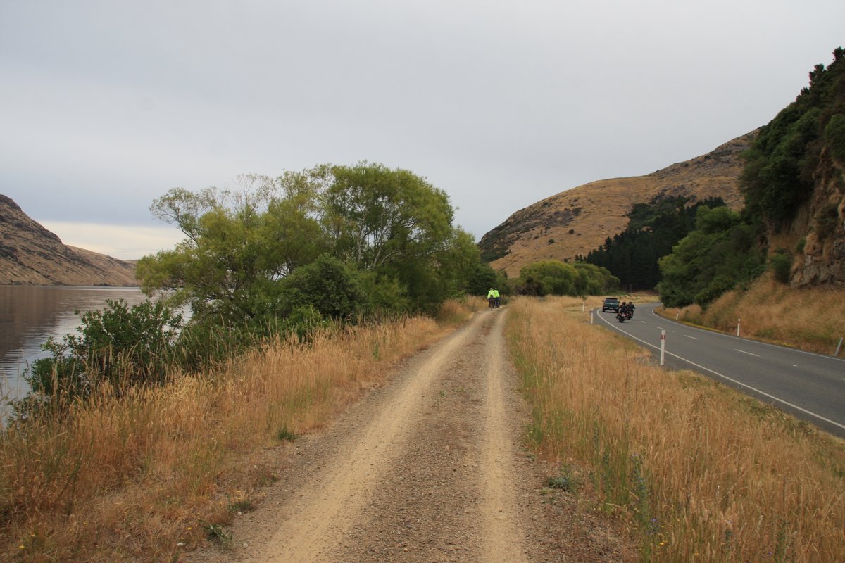 I followed the old line alongside Lake Forsyth. It was a nice walk and cyclists seemed to be getting good use from the rail trail too. And so the Little River railway, in a sense, lives on today as a good activity with a bit of history on Banks Peninsula. 13/end