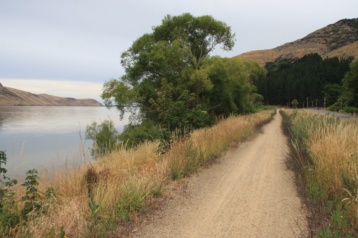 I followed the old line alongside Lake Forsyth. It was a nice walk and cyclists seemed to be getting good use from the rail trail too. And so the Little River railway, in a sense, lives on today as a good activity with a bit of history on Banks Peninsula. 13/end
