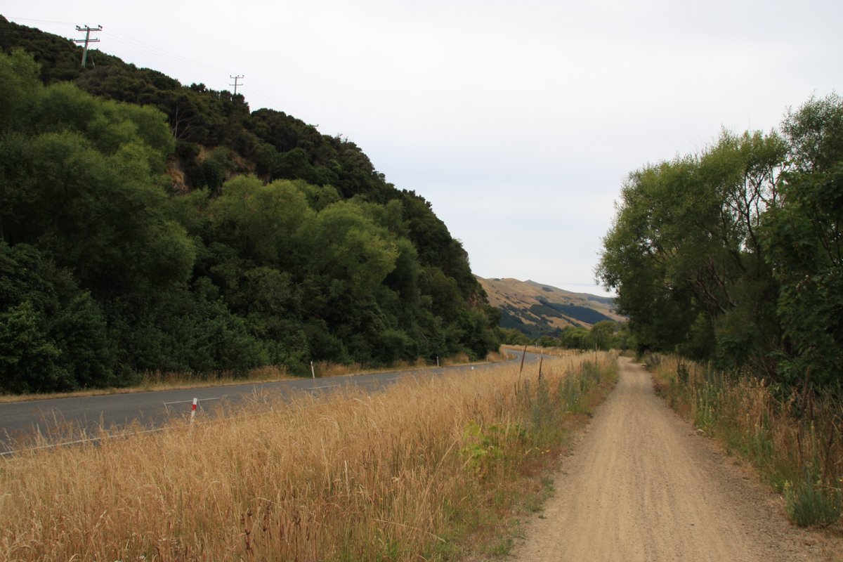 I followed the old line alongside Lake Forsyth. It was a nice walk and cyclists seemed to be getting good use from the rail trail too. And so the Little River railway, in a sense, lives on today as a good activity with a bit of history on Banks Peninsula. 13/end