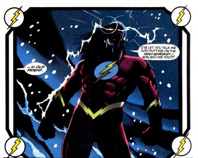 Bryan Mallory - The FlashHe received the legacy of The Flash as a gift from Martian Manhunter. The Mallory family were the receivers of the book and the gift, and it was their duty to pass it down the line to the eldest born son.