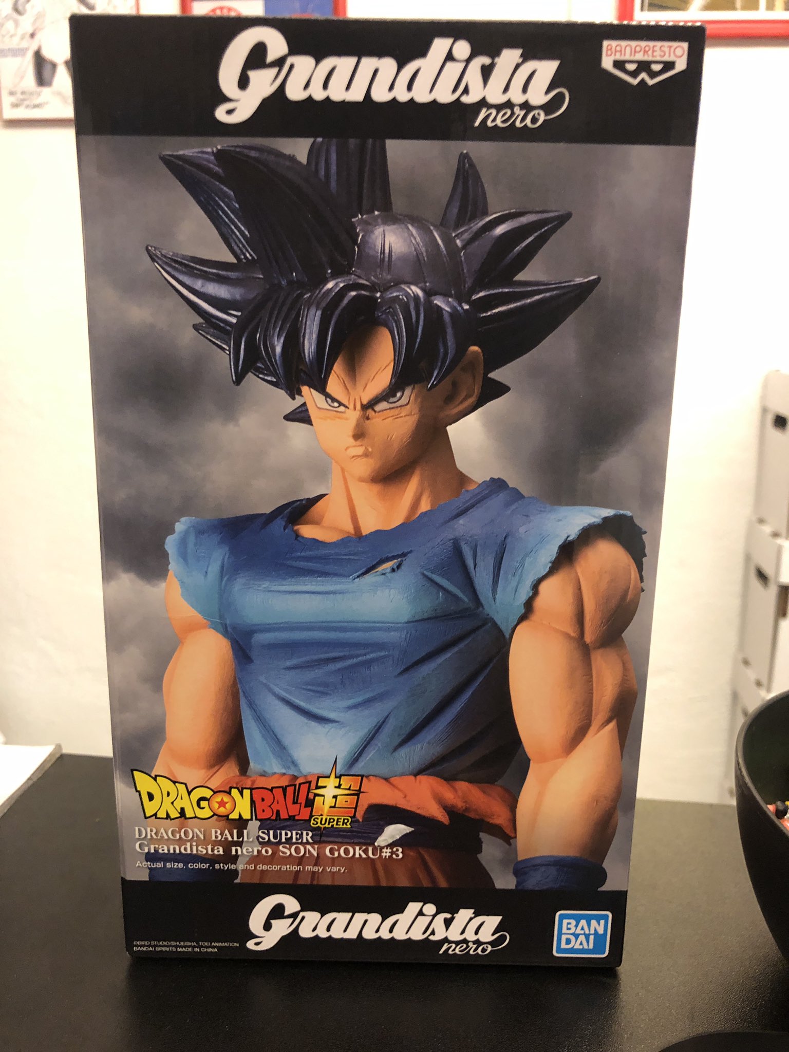 Bandai Original DRAGON BALL SUPER Anime Figure Grandista Nero GOKU