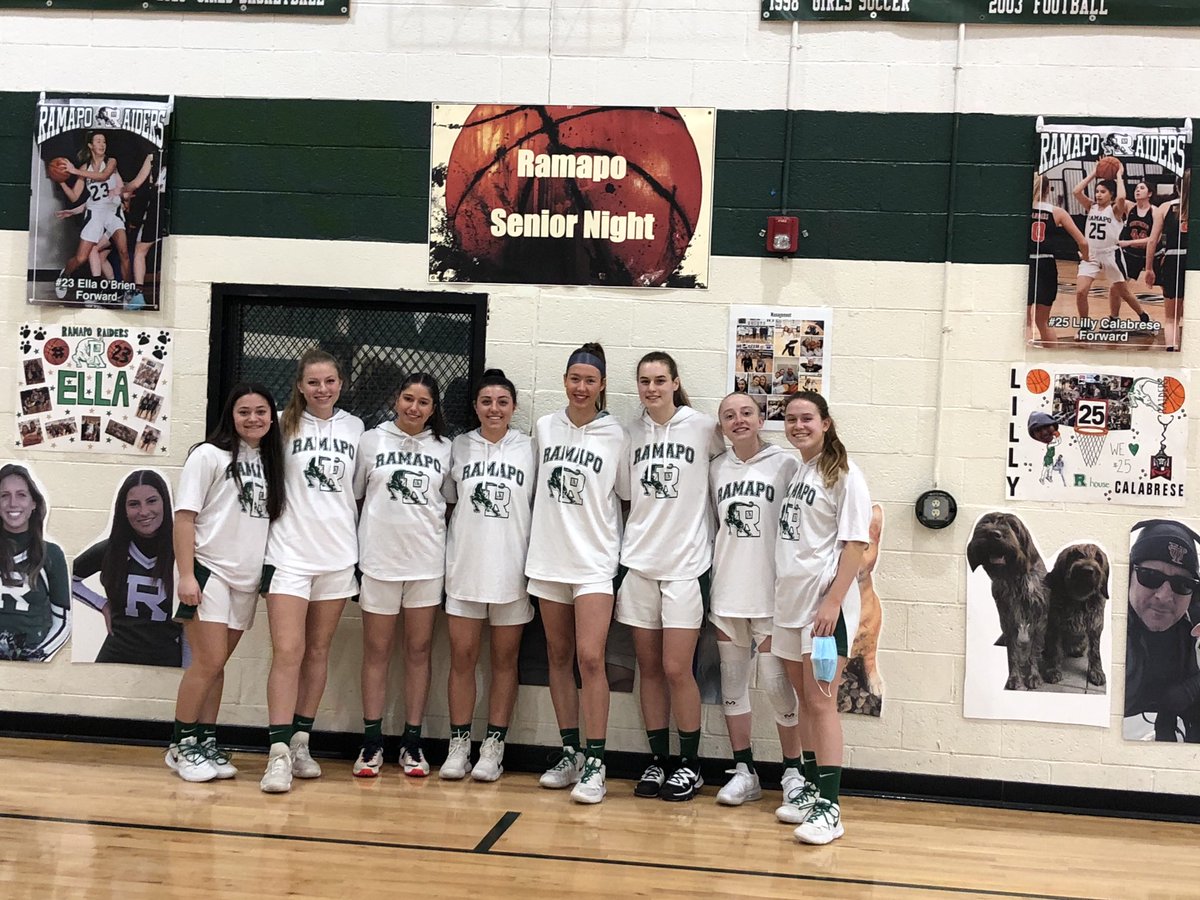 RamapoGirls's tweet photo. Congrats Ladies Great team win over a scrappy Ramsey team!! #Seniorday #Specialgroup #pohoops💕💕💪👊🏀 https://t.co/M3jgEADGtY