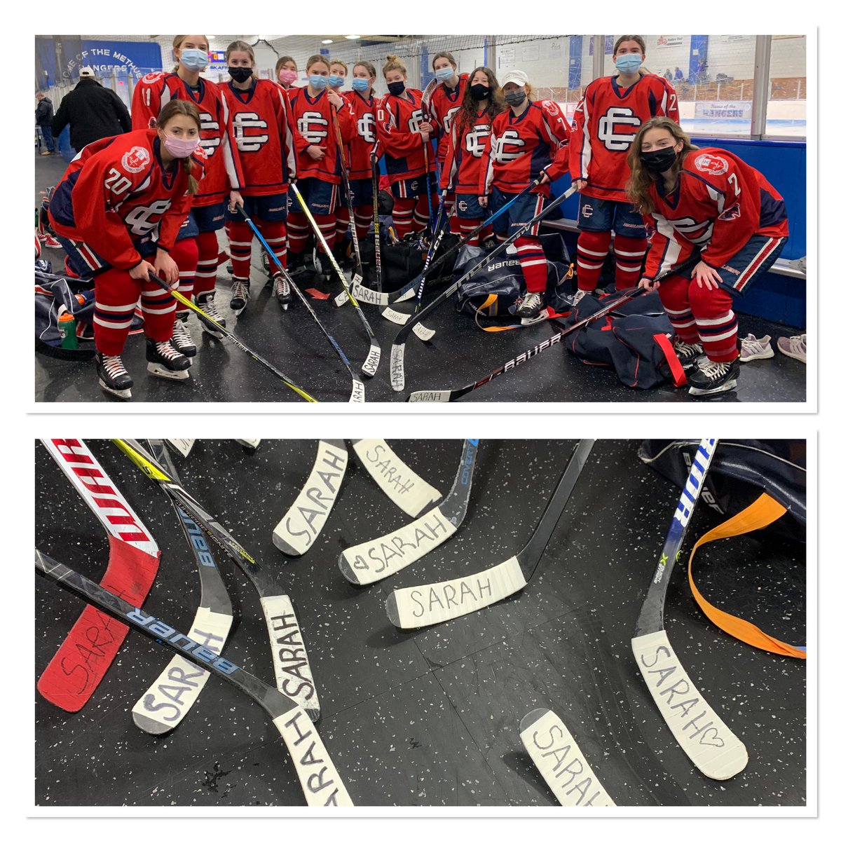 CCRaider_GHKY's tweet photo. This games for you Sarah🏒
#girlpower #wearecentral  
# sarahstrong https://t.co/hdSVAgonM0