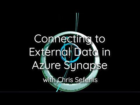 bizdataviz's tweet photo. in this #vLog, I cover getting started with #AzureSynapse by connecting to some external data. Take a look! https://t.co/YKA2YhJo3l https://t.co/dTlUpREpKC