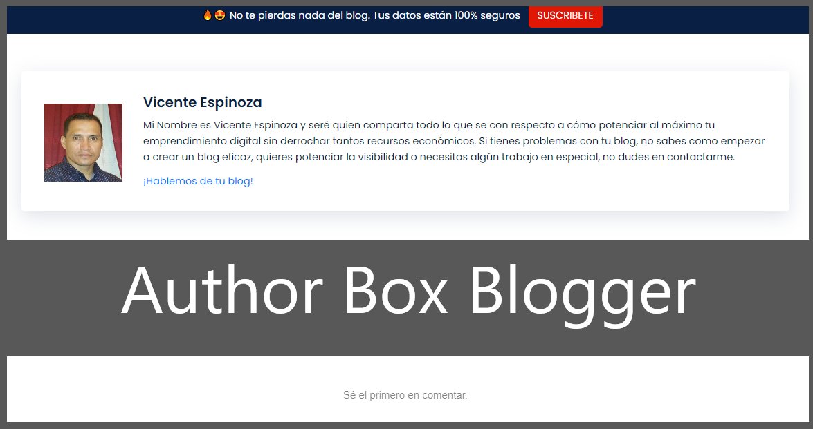 tutorialblogger's tweet image. /// Simple Author Box Plugins Blogger ///
Este plugins es una caja para la biografía del autor o simplemente un Author Box exclusivo para wordpress, que he adaptado para que funcione 100% en blogger.
Ir al Plugins. tutorialblogger-plugins.blogspot.com/2021/02/simple…
#author #blogger #Plugins