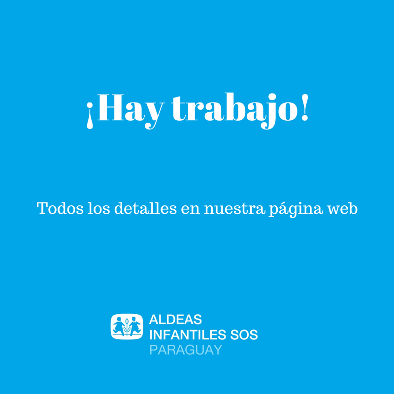 AldeasParaguay's tweet photo. ¡Hay trabajo!

Estamos teniendo abiertas estas dos búsquedas laborales 👇👇👇

Búsqueda 1️⃣ https://t.co/Yojq3lJDS4

Búsqueda 2️⃣ https://t.co/5FQUE8PrLI

Enterate de todos los detalles ingresando a los links 😃🙌

(Se agradecen los @ y los RT ❤) https://t.co/d5ER3Lit8y