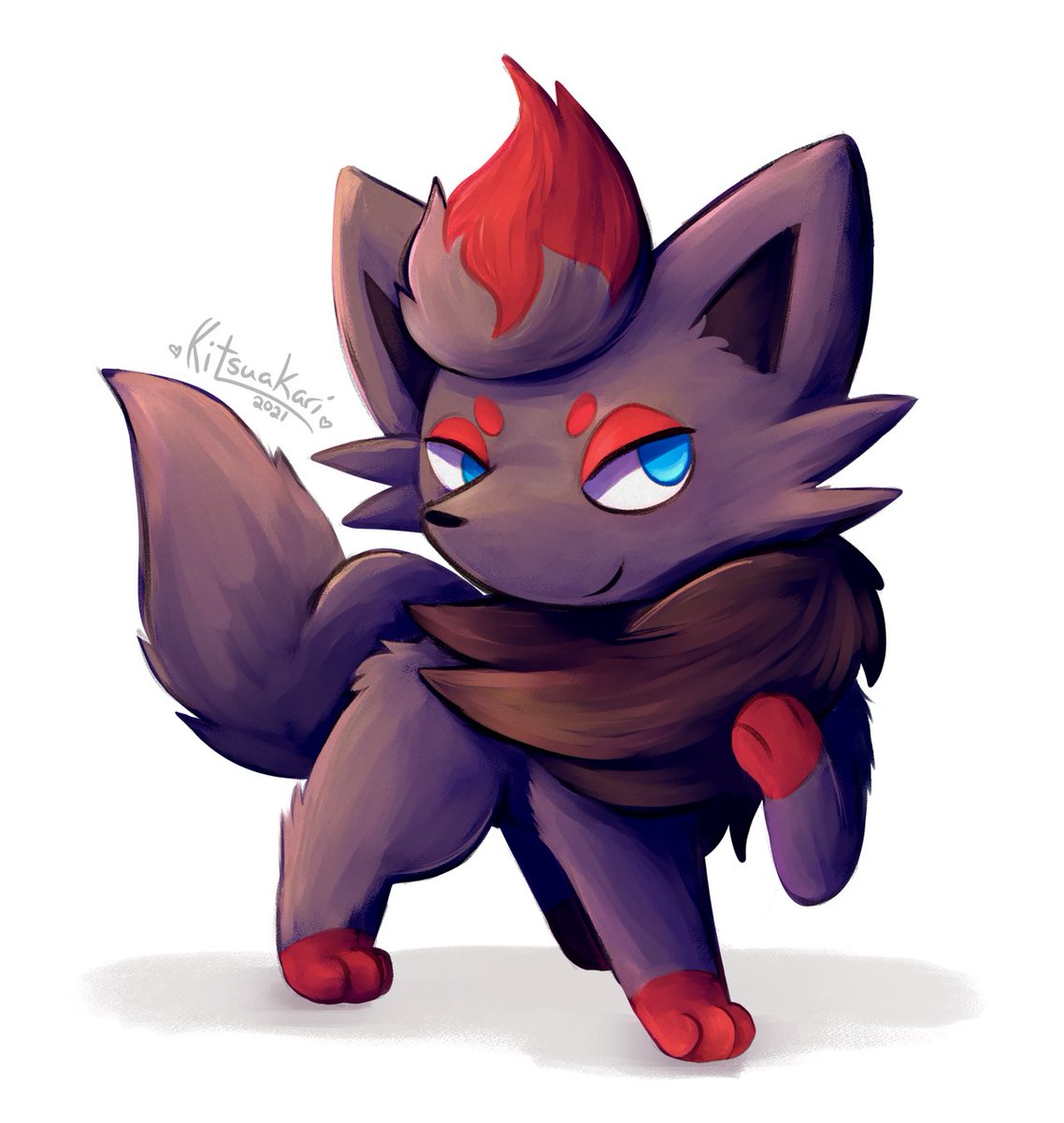 Have a sassy fox #pokemon #zorua #art.