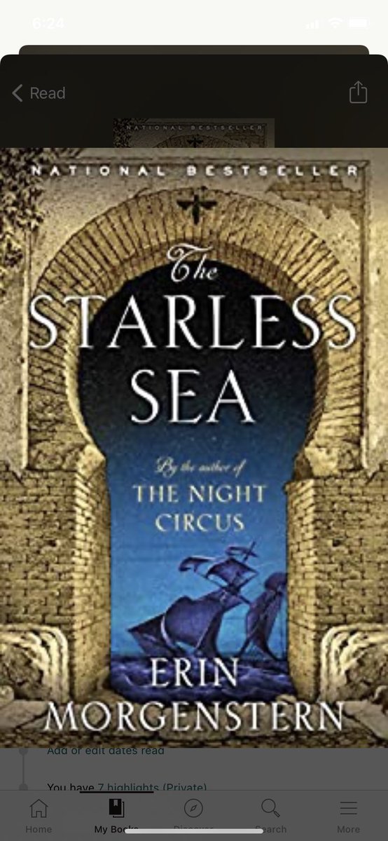 27/2021 THE STARLESS SEA - if you need linear compelling plot, not for you. If you just want to savor an interesting and beautiful collection of intertwined stories? Open the door.   #caitreads
