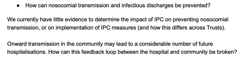 11/ The scandal gets worse.  @PHE_uk and  @LSHTM produced a briefing paper for SAGE, published Feb 12th, which states: https://www.gov.uk/government/publications/phe-and-lshtm-the-contribution-of-nosocomial-infections-to-the-first-wave-28-january-2021