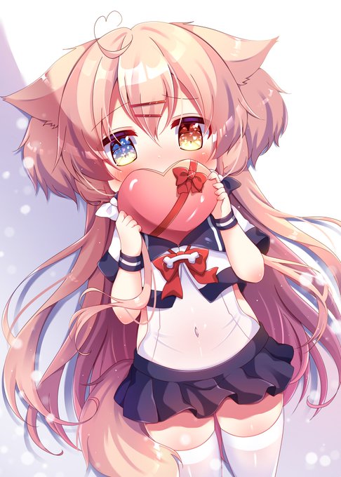 「…受け取ってくれますか?」
#イラスト 