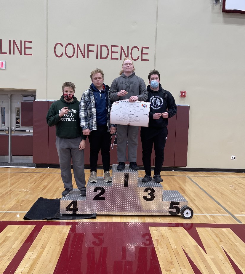 Class A-1 District champ. Heavyweight. 💪. State time now