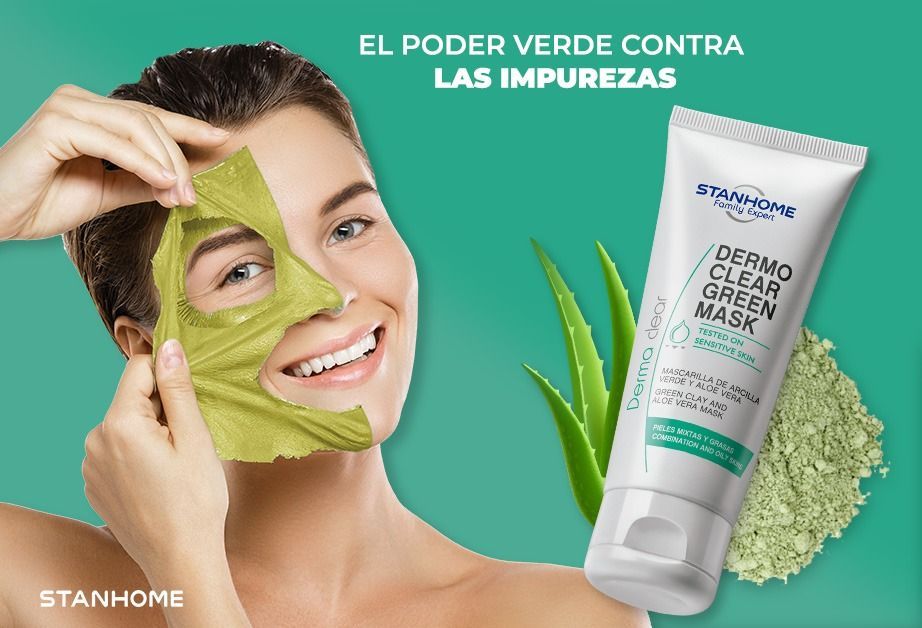 Del poder verde de la naturaleza a tu belleza 💚😌✨
¡Descubre la mascarilla Dermo Clear Green Mask! Disfruta de los beneficios de la arcilla verde y el aloe vera para eliminar impurezas y células muertas. 🤜❌
#StanhomeMexico #MerecesLoMejor #FamilyExpert #DermaCare https://t.co/cQNtrKeFjf
