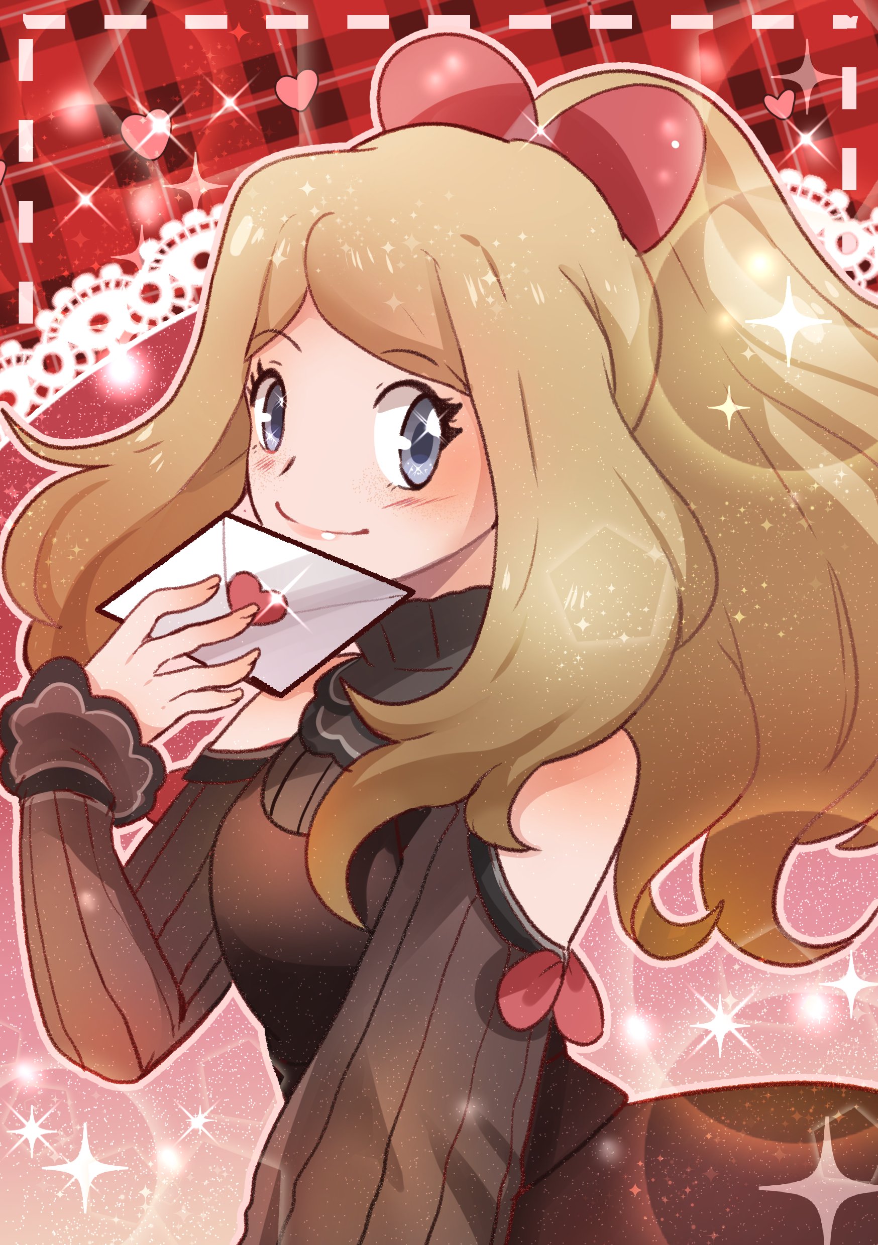 ポケモン N タペストリー バレンタイン ポケモン、Nとカミツレのバレンタインイラスト公開