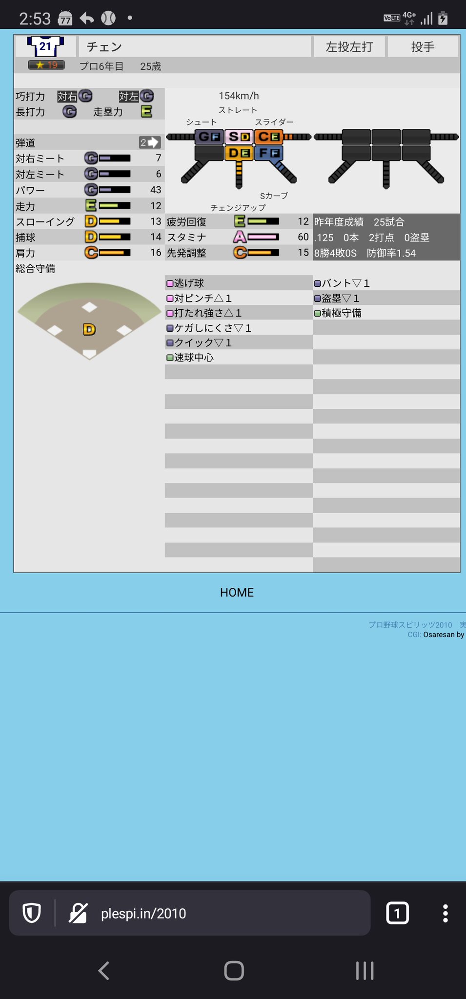パワ速 En Twitter プロスピa Tsチェンは球種弱そう 画像 T Co Wlqgz4nfrb プロスピa パワ速 En Twitter プロスピa Tsチェンは球種弱そう 画像 T Co Wlqgz4nfrb プロスピa