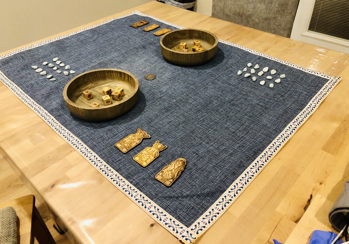 3000Brigade's tweet photo. Another angle of this beautiful game of Orlog! https://t.co/z2JfW8tcxb