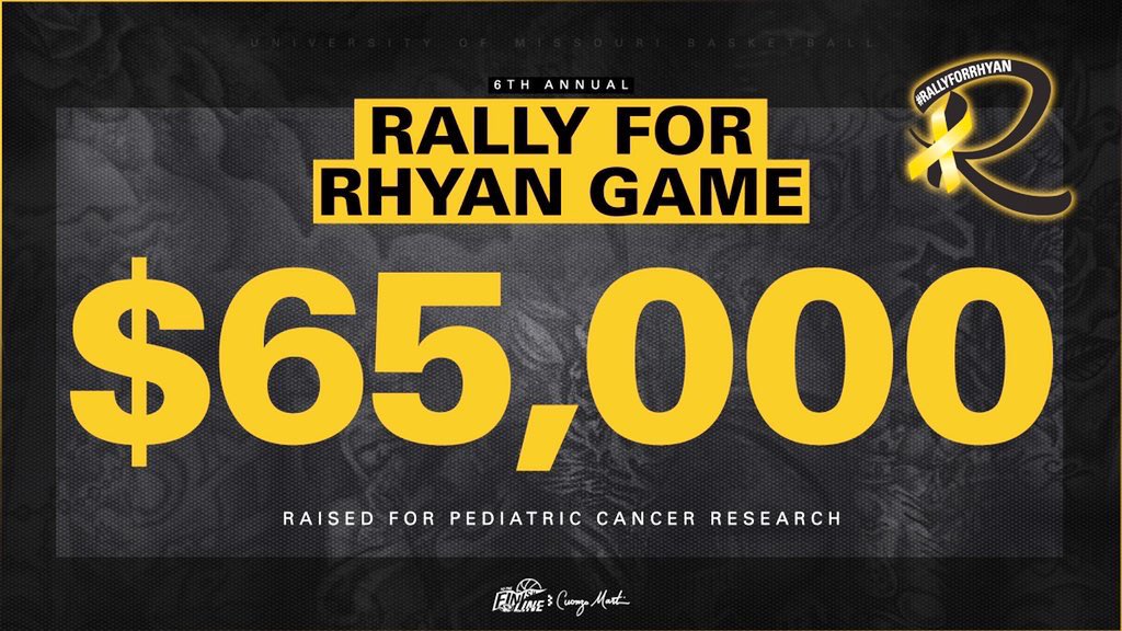 Even in these weird COVID times, MIZZOU Nation shows up for us EVERY. SINGLE. YEAR. Thank you MIZZOU family 💛🎗💛🐅