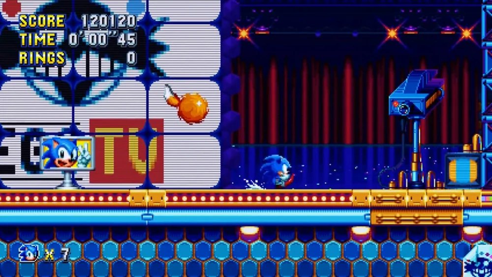 Studiopolis is basically an Eggman TV studio, probably to get propaganda about his security robots and get a good reputation with the public with fake news, of course as with real life, he will have earned as much with third party advertising.