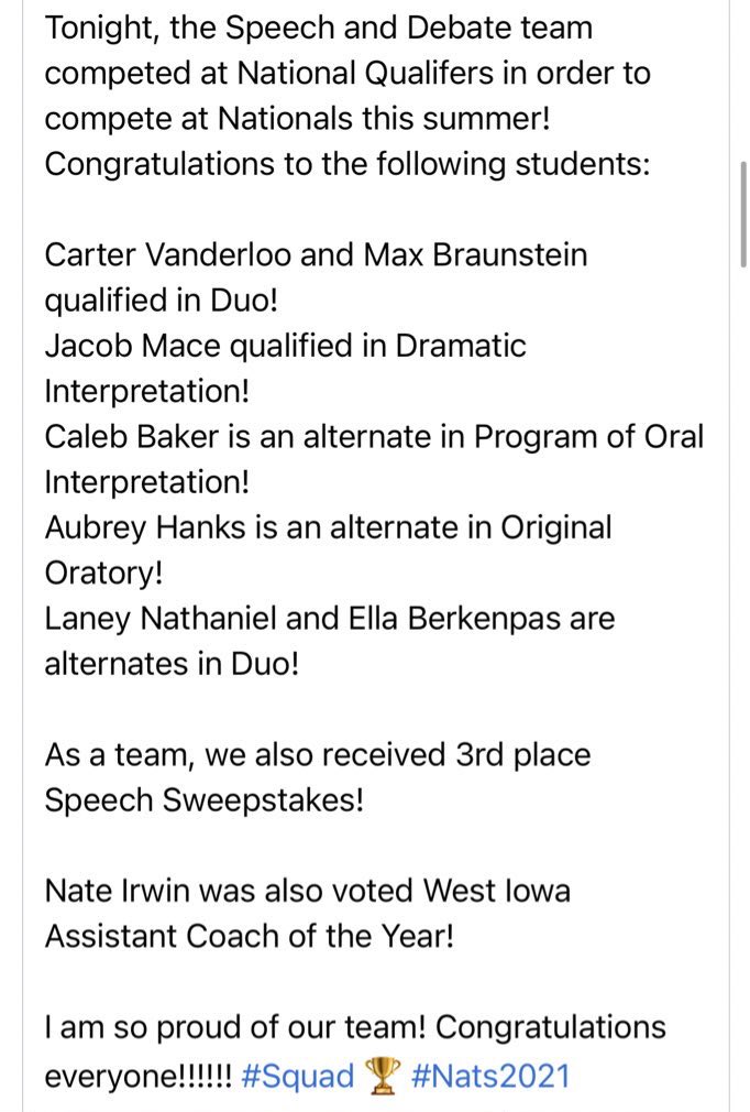 Sioux City East Debate tweet media