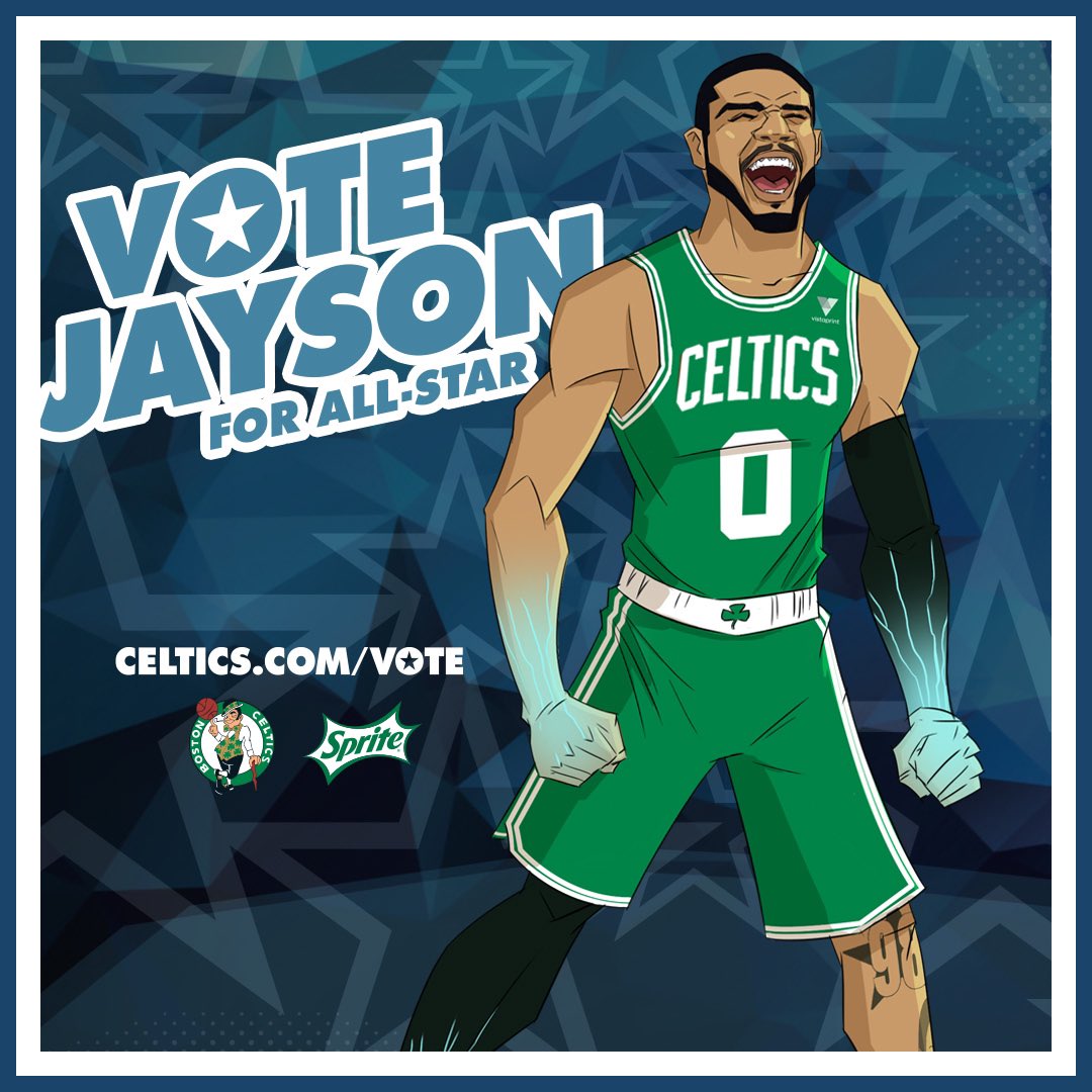 .<a href="/jaytatum0/">Jayson Tatum</a> is one of only five NBA players averaging at least 26 points, seven rebounds and four assists per game.

1 RT = 2 #NBAAllStar votes