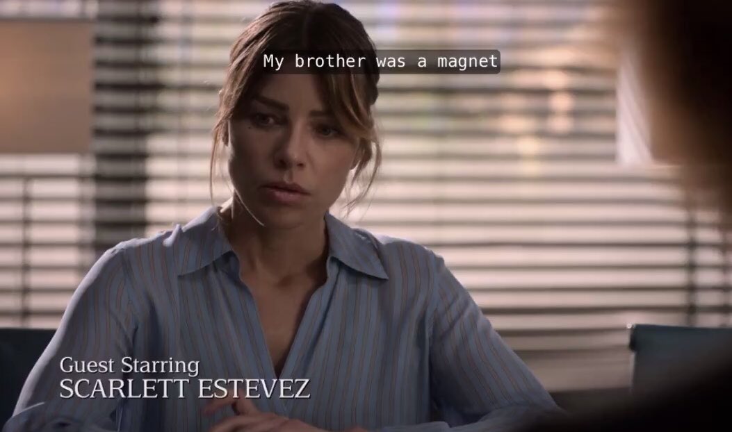 Then we see Meg talking about how Mr SOB was a magnet for bad people and things. Reminds me a lot of 4x09 when Lucifer says how everything he touches he ruins