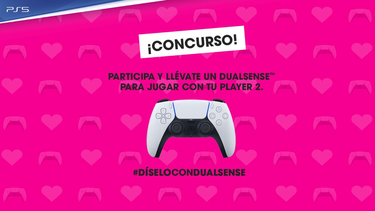 IGN_es's tweet photo. ¿Quién es el Player 2 de tu vida? Este San Valentín podrás ganar un DualSense para jugar juntitos

💘Sigue @IGN_es
💘RT
💘Responde mencionando a esa persona y dedícale un poema corto con el hashtag #DíseloConDualSense

⏰ Válido 24 horas https://t.co/HkBey4Ywa9