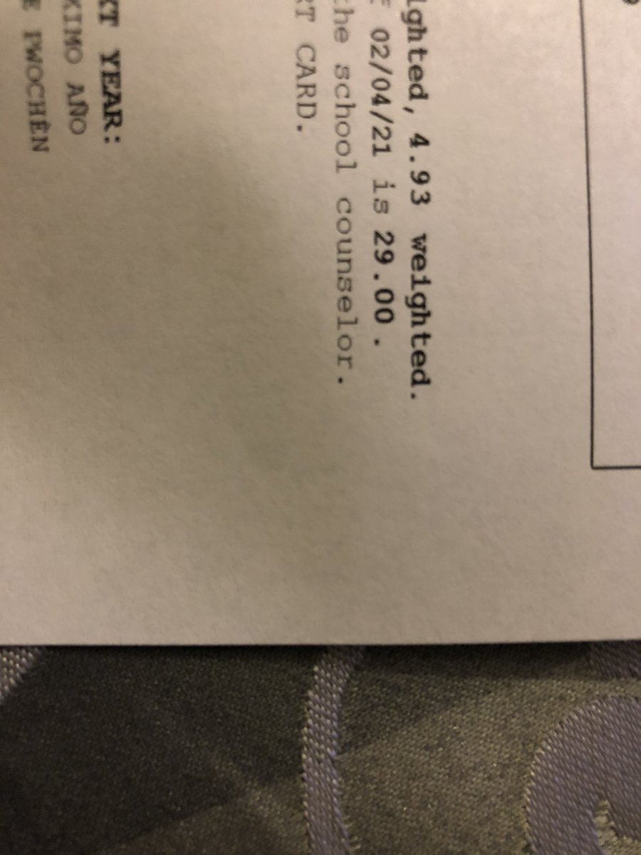 Academics is key, you don’t set foot on anybody’s field without it💯 almost had that 5.0 GPA.