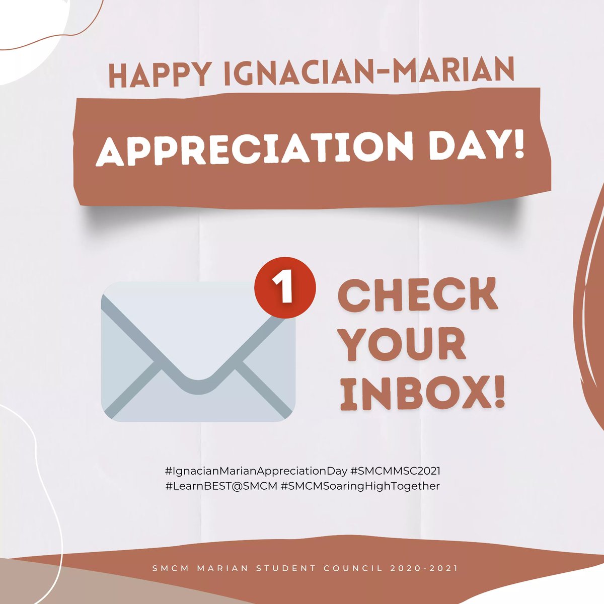 smcmmsc's tweet photo. The day of hearts has arrived💓
Happy Ignacian-Marian Appreciation Day!

Have you checked your inbox yet, dear Marians? 

Don't forget to take a look to see if your inbox is overflowing with appreciation letters from those who cherish you most!

#IgnacianMarianAppreciationDay https://t.co/tGwzLSgKp7