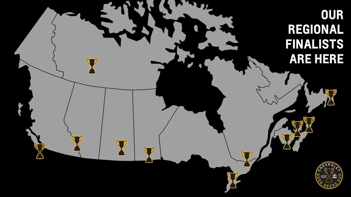 ChevroletCanada's tweet image. The time has finally come. Meet the Regional Finalists for the 5th season of the Good Deeds Cup! Which team do you think will take the cup home? Vote in the link here: bit.ly/2Nn2k6L and let us know! #GoodDeedsCup