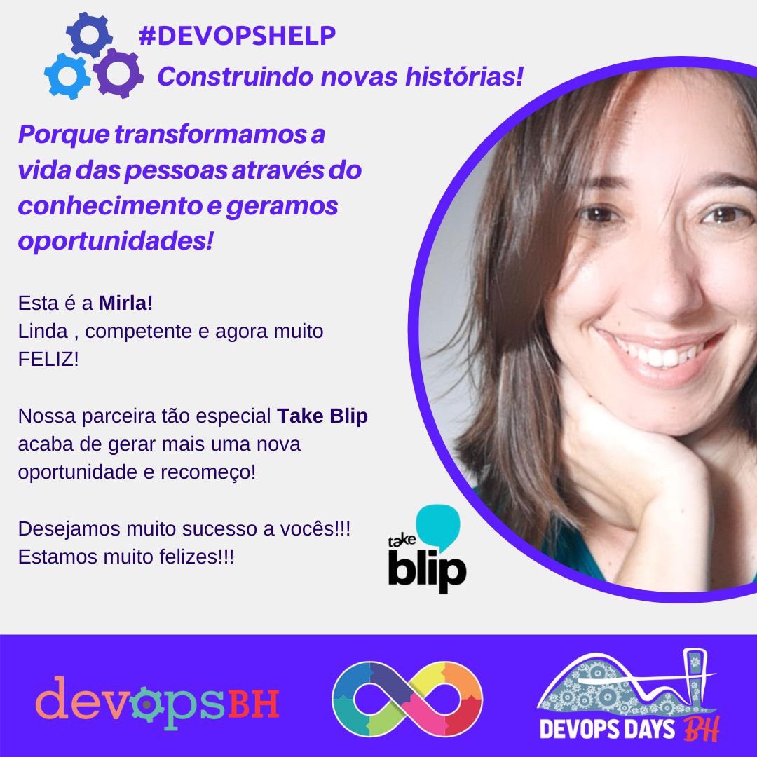 AmandaSPinto's tweet image. Eu disse que o #devopshelp reconstrói caminhos !
Muito Feliz!
Nada melhor do que viver #devops em sua essência, praticando #colaboração! Obrigada meus parceiros amados por acreditar neste projeto tão transformador!
#devOpsbh @bootcamp_devops @devopsdaysbh @takeblip #mirla