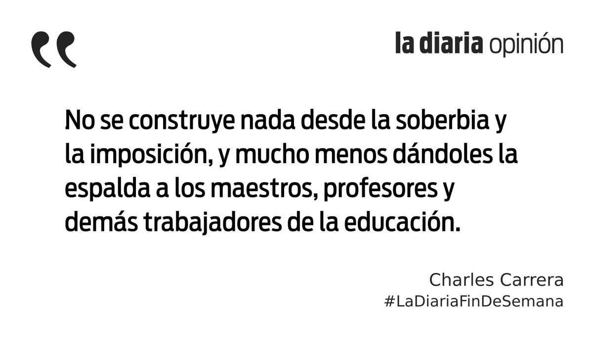 ladiaria's tweet photo. A propósito del sistema educativo. La #postura de Charles Carrera en #LaDiariaFinDeSemana https://t.co/0DBjS50utS https://t.co/dZ5CQmmdkI