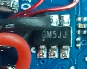 There's another chip near the power cables, labeled GM5JJ.No results for that.