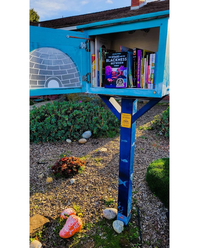 rfreeman027's tweet photo. Have I mentioned how much I love Little Free Libraries? 📚❤️ They bring me so much joy.
#littlefreelibrary #littlefreeigloo #junaudapetrus #thestarsandtheblacknessbetweenthem #latestfind https://t.co/hPisrlVkX5 https://t.co/n9HDz9ZjJ0