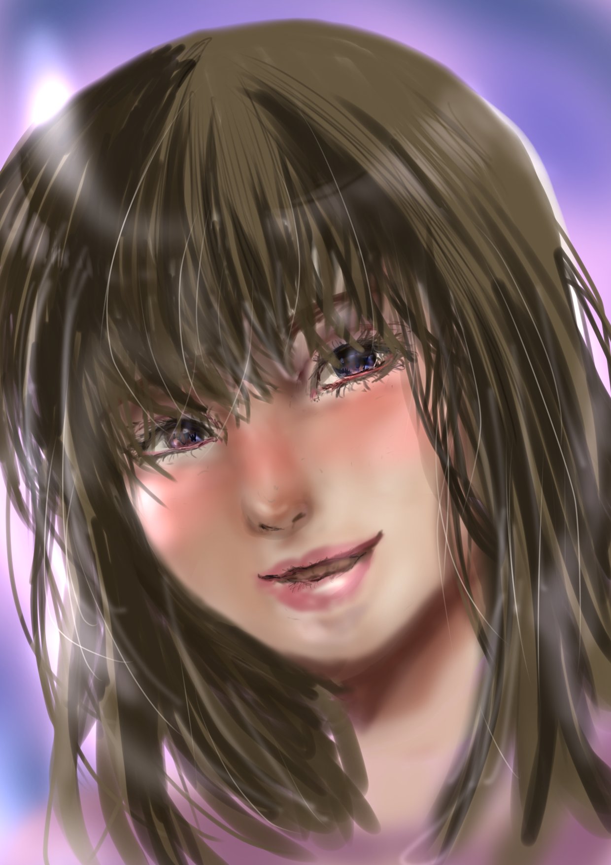 むつき リアルめイラスト進化しました 3段階進化 笑 こういうイラストはいつまでもつい描き続けちゃいますね 終わりが見えない ここ数日は絵を描くのにたくさん時間がとれて嬉しいです イラスト 女の子イラスト リアルイラスト オリジナル