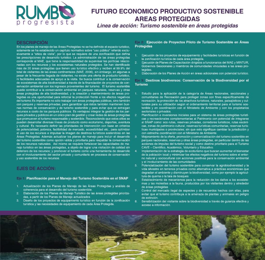 RumboP2020's tweet photo. PROPUESTA ENTREGADA 21:
@RumboProgre2020 somos un colectivo de ecuatorianxs responsables comprometidxs con el destino del Ecuador entregamos la propuesta #TurismoAreasProtegidas para el #WikiPlan #ArauzRabascall
@ecuarauz
@rabascallcarlos https://t.co/XBEL8cQ5EN