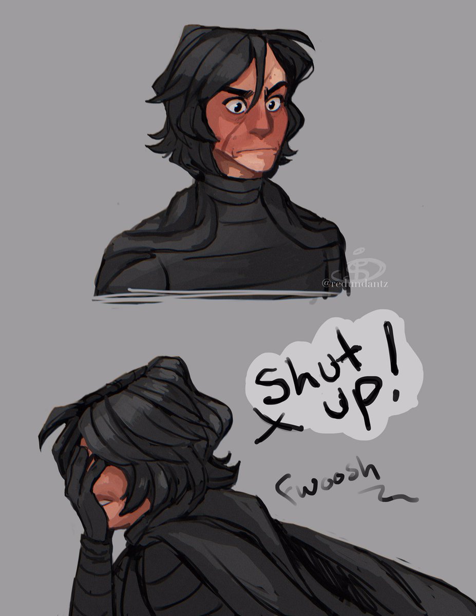 Bruh doesn't know how to trash talk ?
#starwars #oc 