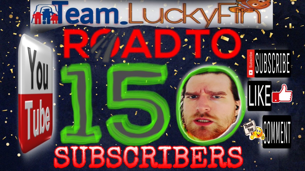 TLuckyfin's tweet photo. Subscribe for INSTANT good luck, lasting minimum 150 hours 🤪
#smallyoutuber #smallyoutubersupport #smallyoutubechannelsupport  #smallyoutubercommunity #growyoutubechannel #smallyoutuberscomingup #newyoutuber #newyoutubercommunity #newyoutubersupport  #canadianstreamer #dadgamer https://t.co/qWOypMbMfh