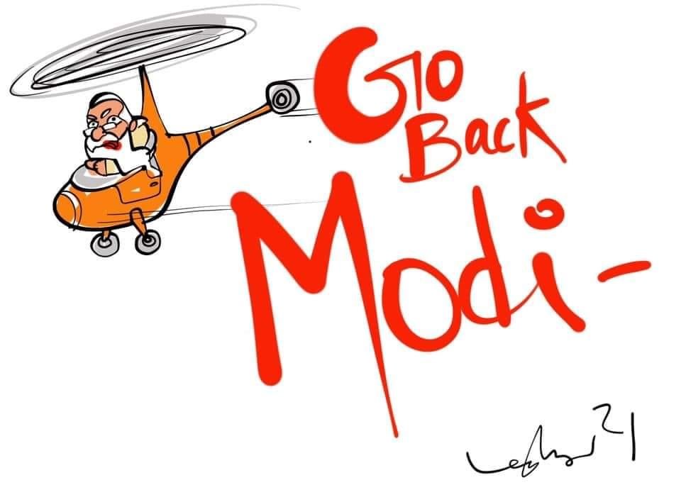 nanthan_p's tweet photo. #GoBackModi 
#GoBackFascistModi https://t.co/rU5h5Sl3LT