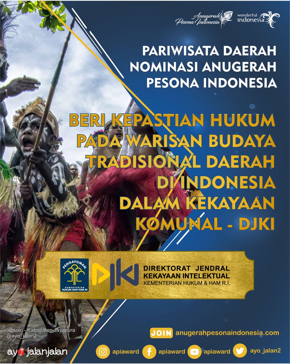 Anugerah Pesona Indonesia dengan bangga dapat terlibat serta berkontribusi langsung dalam upaya meningkatkan kesejahteraan masyarakat, dan mengangkat nilai dari potensi maupun asset yang dimiliki oleh daerah diseluruh Indonesia.
#APIawards2021 #APIawards2020