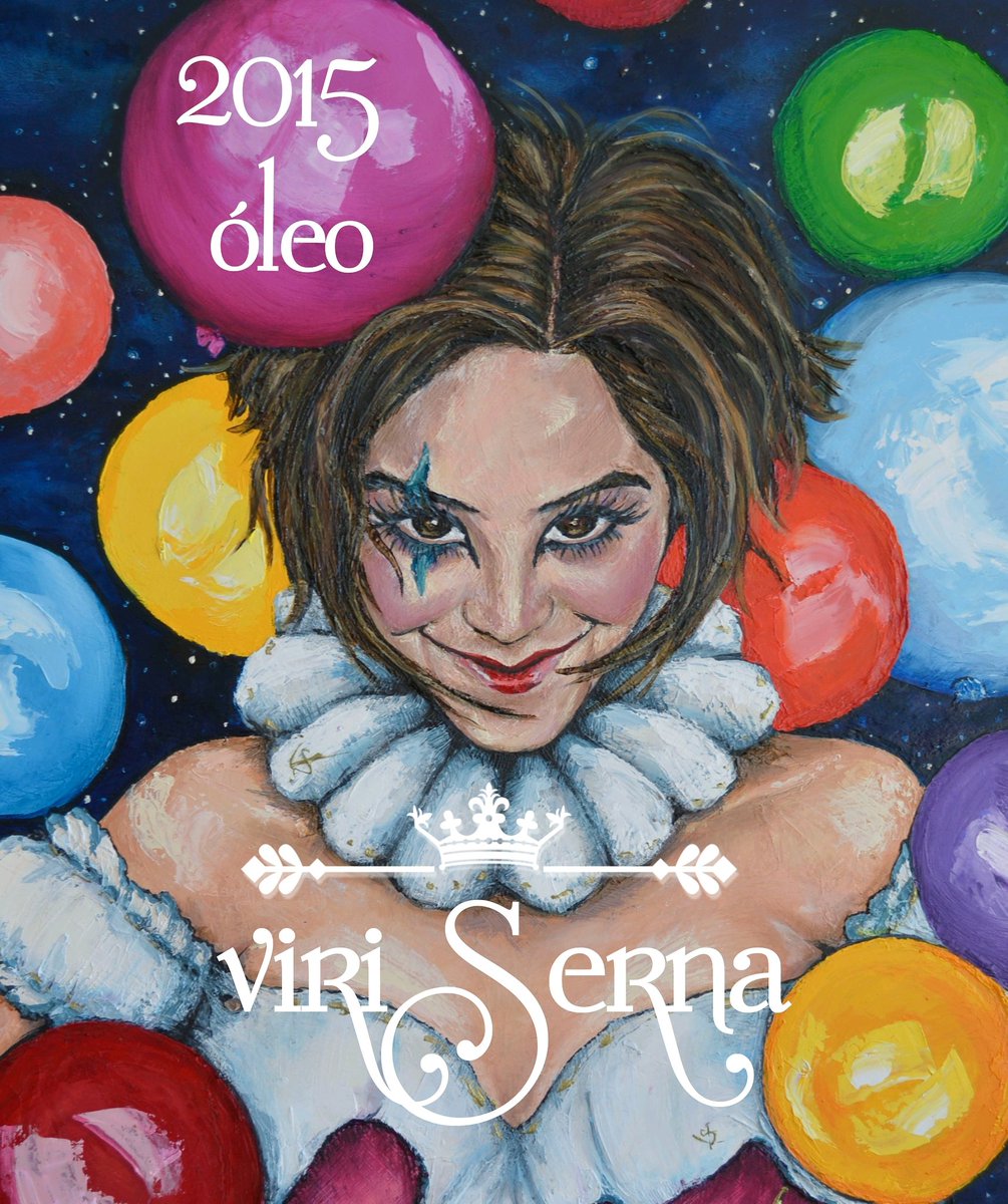 VSR_art's tweet photo. Woman clown 🥳🤡🤡🤡
Oil painting 
@VSR_art 
#ValentinesDay #artist #artwork #ArteYArt #FelizSanValentin #pandemia #PortraitChallenge #artistsontwitter #arte #art https://t.co/OV6kQapea2