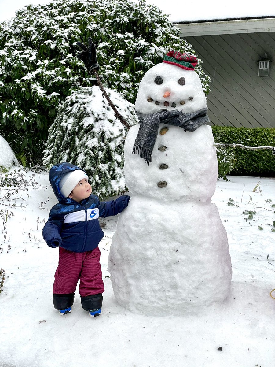 andrewmackenzie's tweet photo. @Zaffino Looks like our snowman in Lake Oswego had a rough night #kgwweather https://t.co/5zF6qkY51s