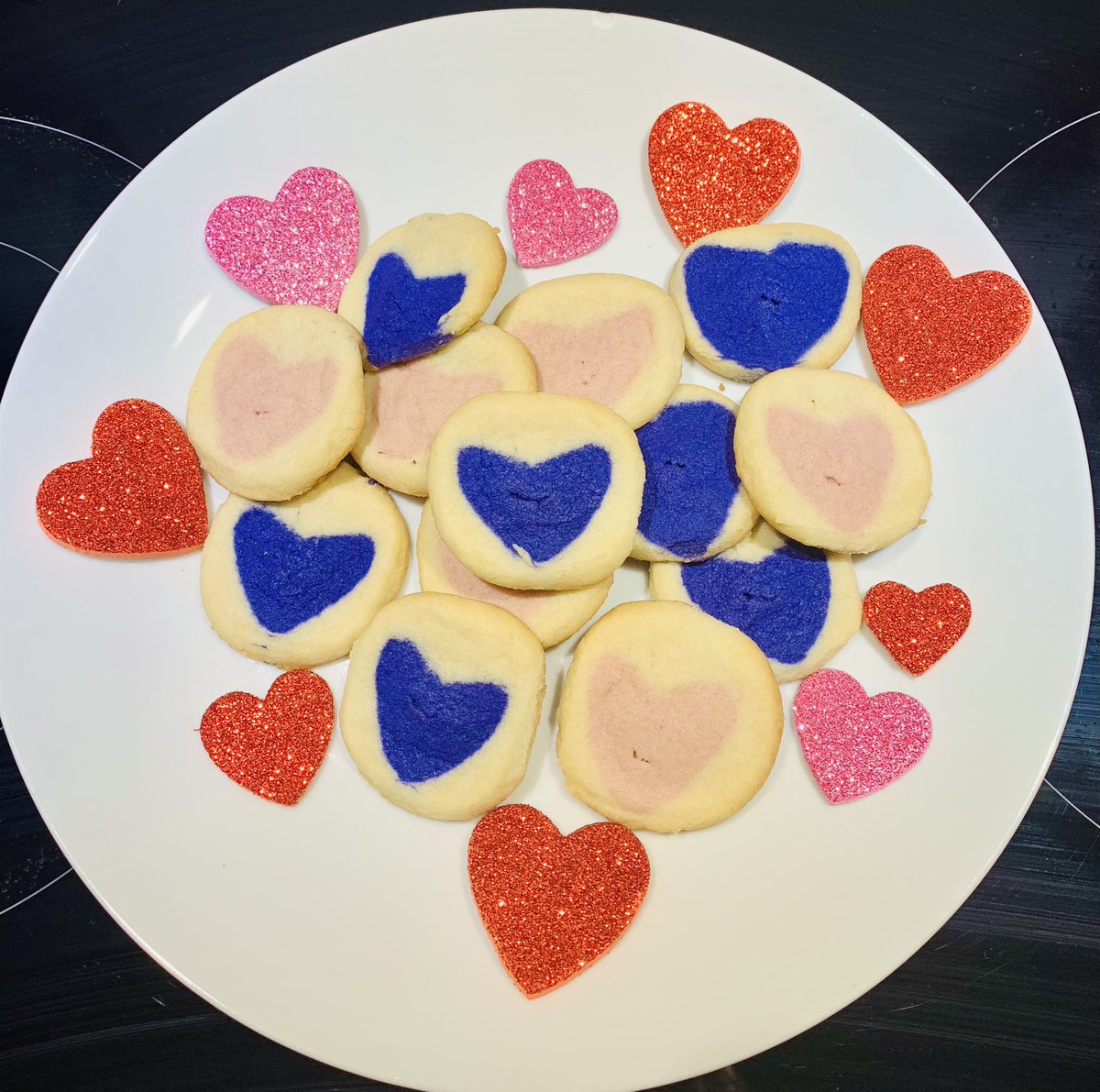 Katalina’s Heart Cookies! ❤️💜#HaveAHeartDay #JourneeAyezUnCoeur @Snoopy @MmeNaccarato