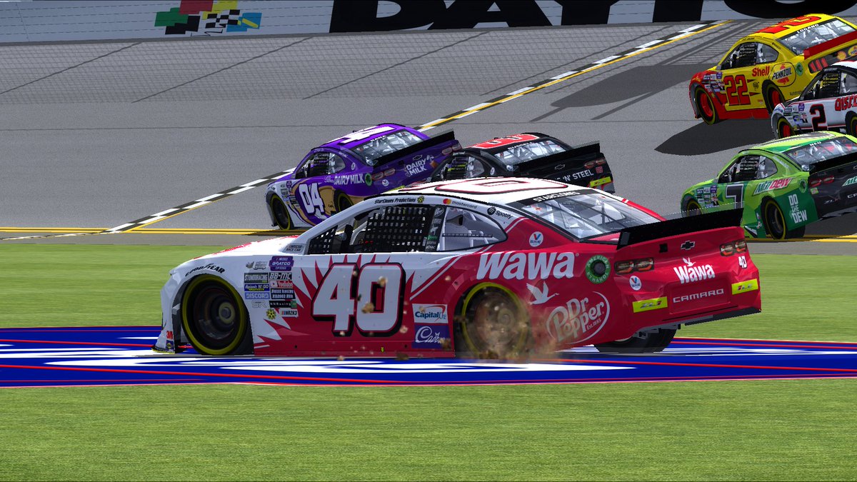 GoatcoCupSeries's tweet photo. @StarClonesProd went for a wild ride at Daytona https://t.co/v3FgTyj8yM