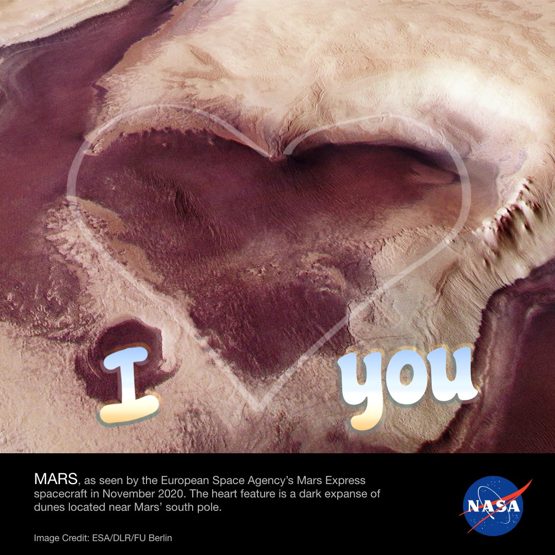 Happy Valentine’s Day! We think you’re MARS-velous. #CountdowntoMars