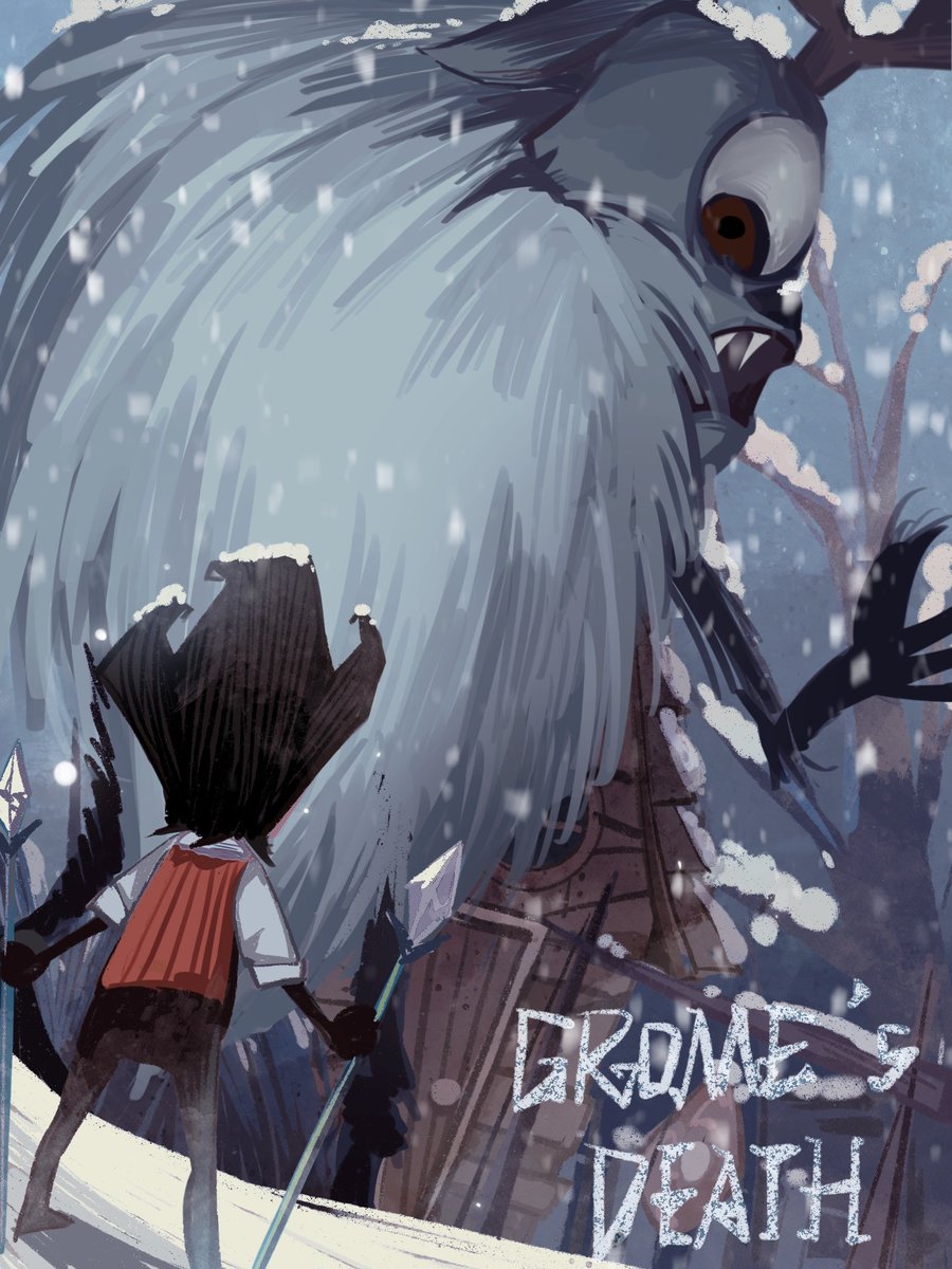 Champag07950042's tweet photo. some of the earlier paintings( ¨̮ )

#DontStarve https://t.co/SKpCre60RE